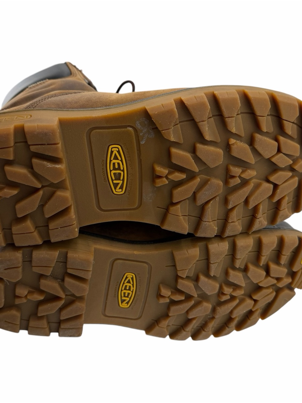KEEN Utility Workboot ASTM F2892-11 Men's 12EE Brown Waterproof Soft Toe Boots - Picture 8 of 11